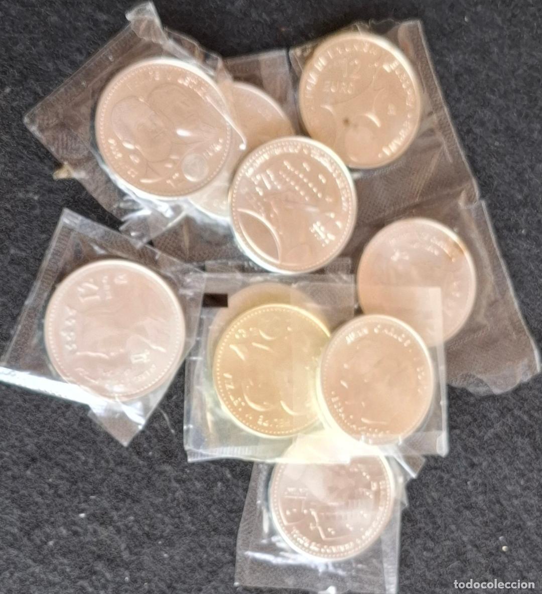 Monedas Juan Carlos I: (MO-260406)LOTE DE 10 MONEDAS DE 12 EUROS DE PLATA DE JUAN CARLOS I