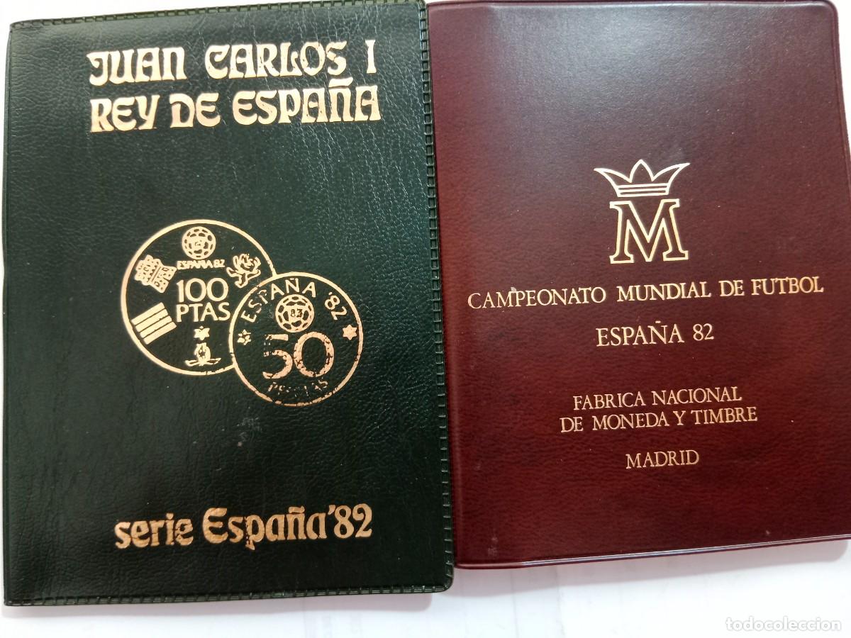 Monedas Juan Carlos I: 2 carteras del mundial 82