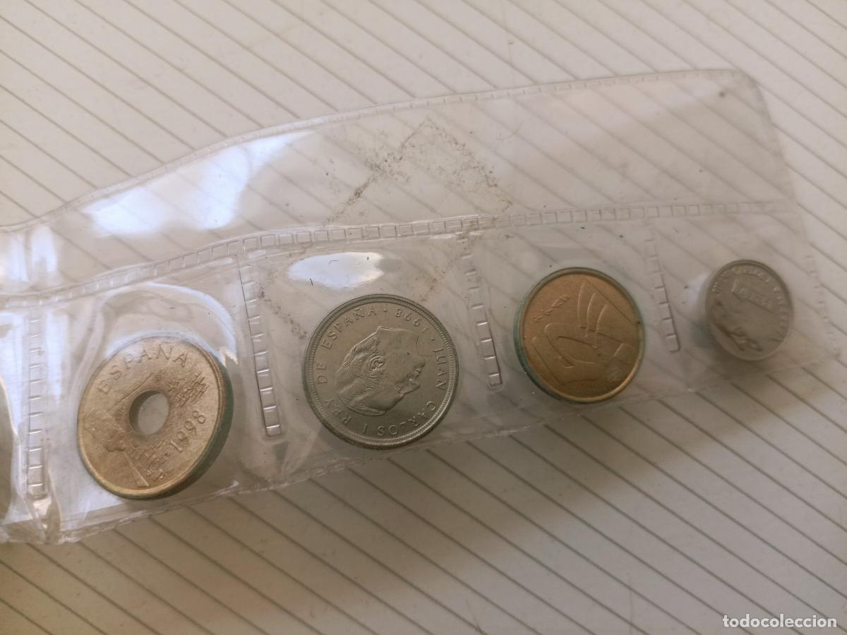 Monedas Juan Carlos I: Tira completa sin circular SC de 1998