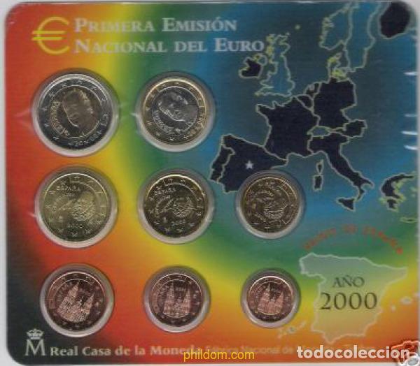 Monedas Juan Carlos I: 120 ESPA&Ntilde;A 2000 CARTERA OFICIAL 2000 EUROS