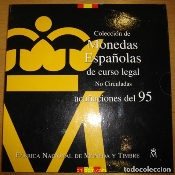 Monedas Juan Carlos I: 709 ESPA&Ntilde;A 1995 CARTERA OFICIAL 1995 PESETAS