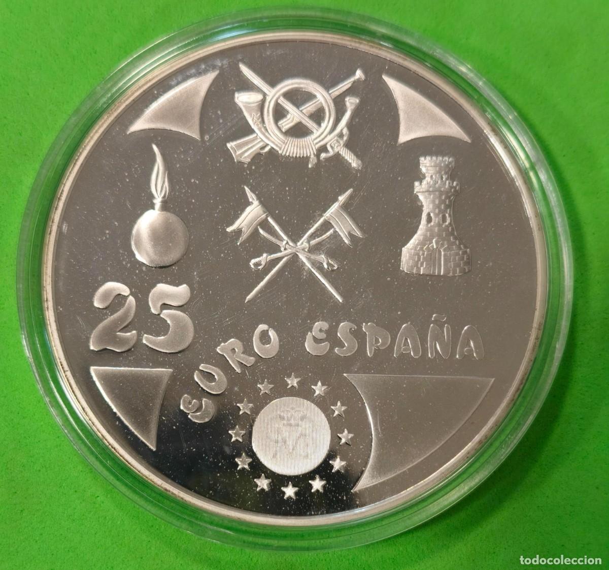 Monedas Juan Carlos I: A&Ntilde;O 1998. 25 EUROS PLATA EMBLEMAS. PESO 168,75 GR