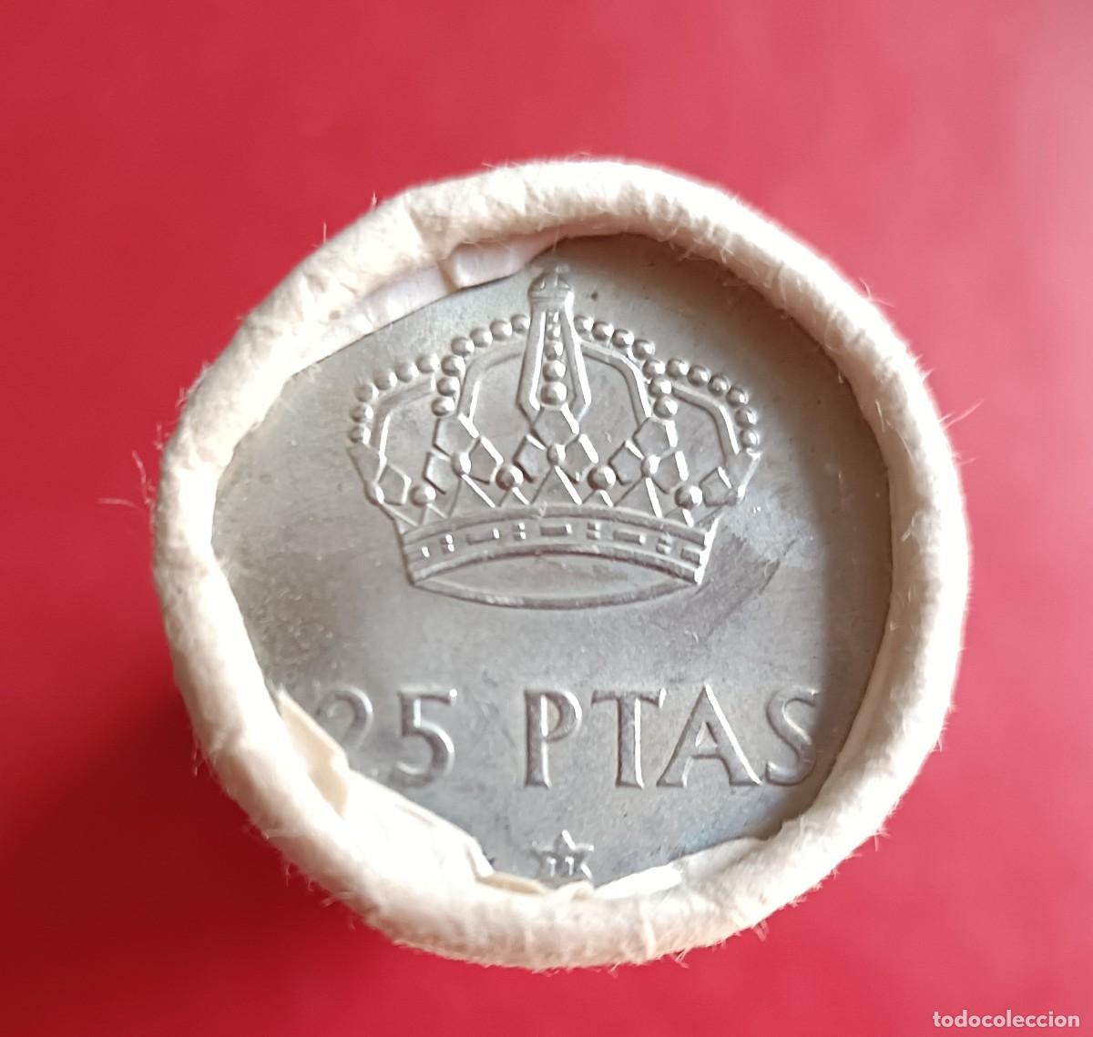 Monedas Juan Carlos I: CARTUCHO 25 PESETAS A&Ntilde;O 1975 /77