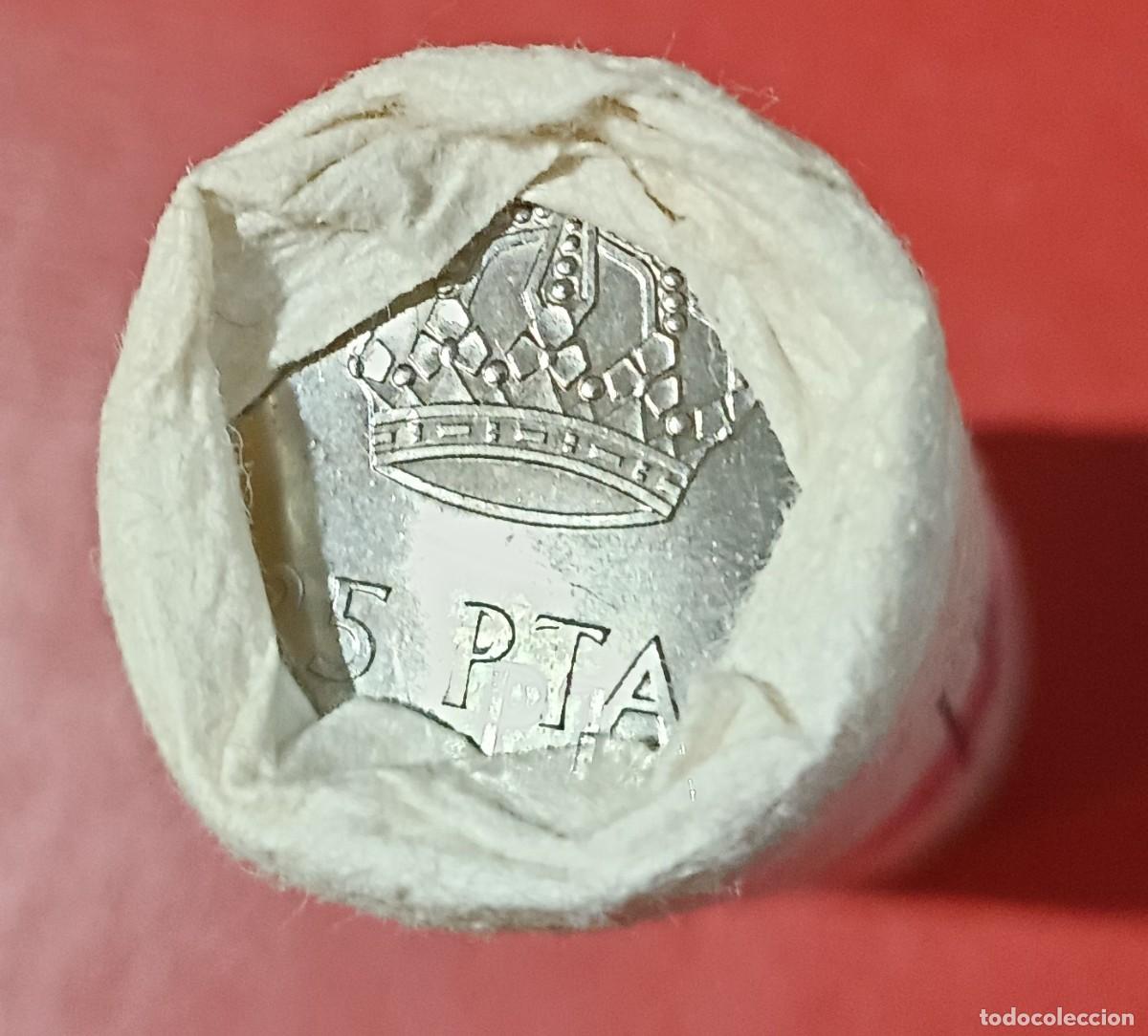 Monedas Juan Carlos I: Cartucho FNMT. 25 PESETAS. A&Ntilde;O 1975 /76.