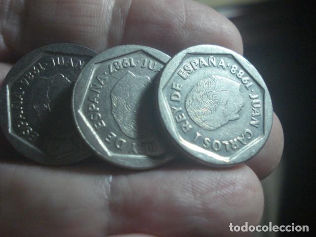 Monedas Juan Carlos I: ESPA&Ntilde;A - SERIE COMPLETA DE 3 MONEDAS DE 200 PESETAS 1986-87-88 MUY BELLAS