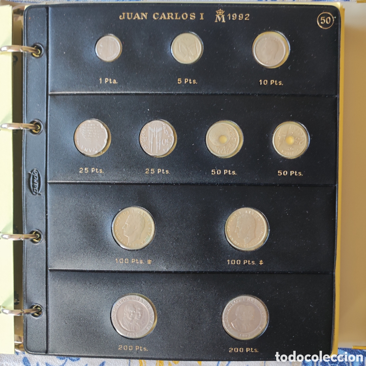 Monedas Juan Carlos I: Monedas de Espa&ntilde;a 1992 a 1999 completo