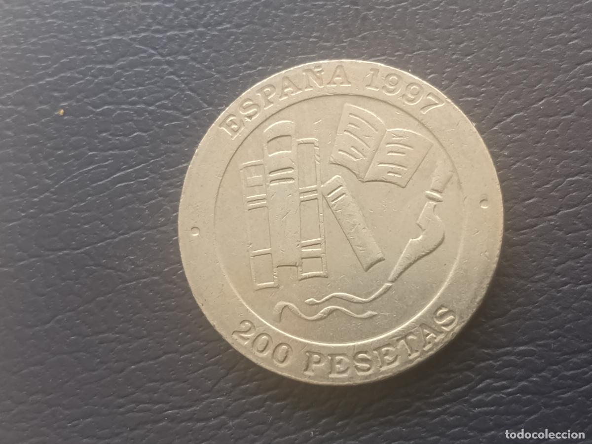 Monedas Juan Carlos I: 200 pesetas de Espa&ntilde;a 1997