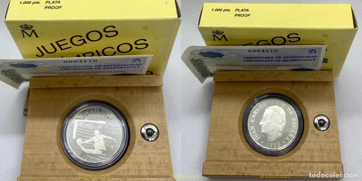 Monedas Juan Carlos I: 3169 ESPA&Ntilde;A 1999 1000 PESETAS 1999 JUEGOS OL&Iacute;MPICOS SIDNEY 2000