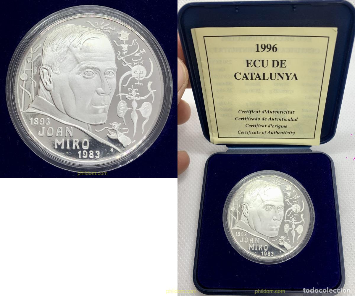 Monedas Juan Carlos I: 3183 ESPA&Ntilde;A 1996 25 ECUS DE CATALUNYA 1996 JOAN MIRO