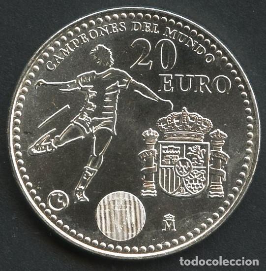 Monedas Juan Carlos I: ESPA&Ntilde;A, MONEDA DE PLATA, CAMPEONES DEL MUNDO, VALOR: 20 EURO, 2010