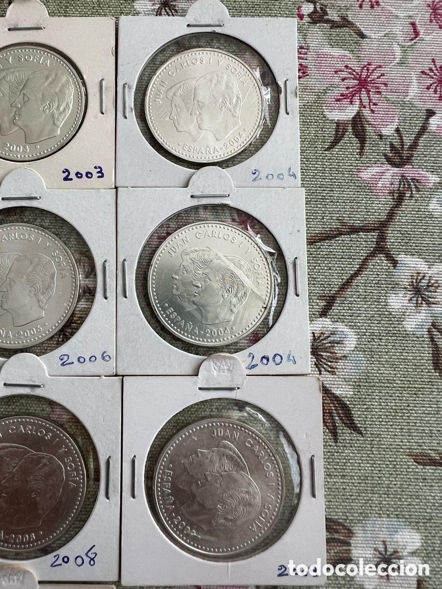 Monedas Juan Carlos I: Colecci&oacute;n monedas Plata COMPLETA!!! - Foto 3