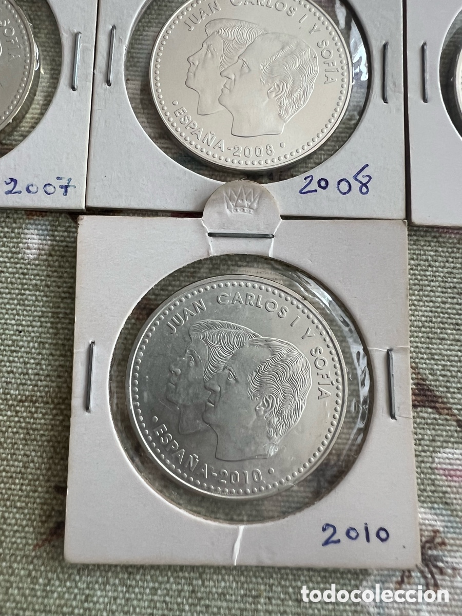 Monedas Juan Carlos I: Colecci&oacute;n monedas Plata COMPLETA!!! - Foto 4