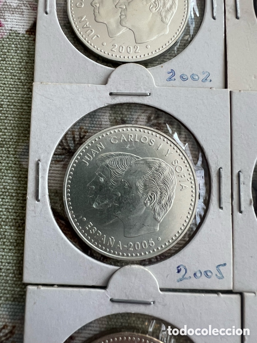 Monedas Juan Carlos I: Colecci&oacute;n monedas Plata COMPLETA!!! - Foto 8