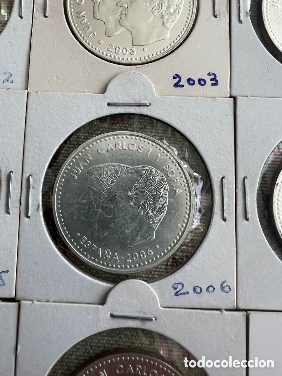 Monedas Juan Carlos I: Colecci&oacute;n monedas Plata COMPLETA!!! - Foto 9