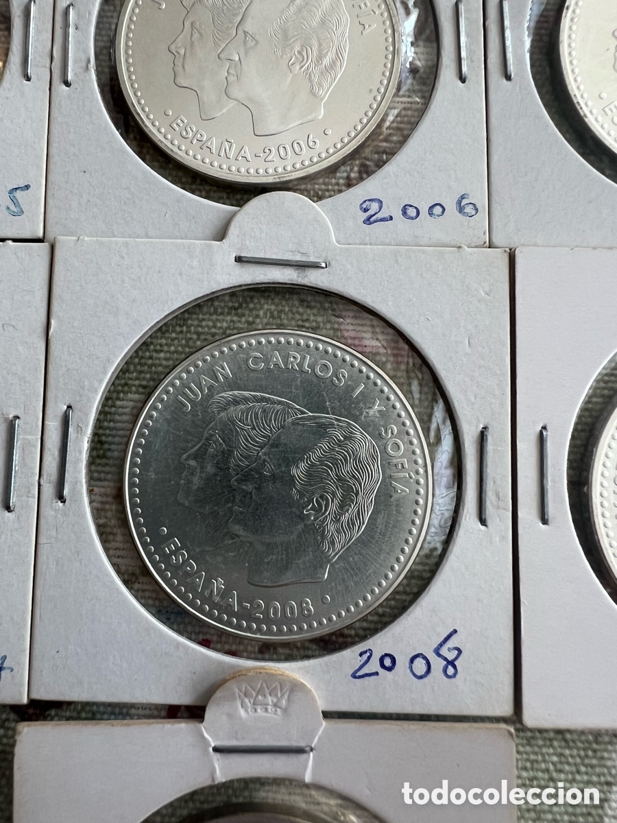 Monedas Juan Carlos I: Colecci&oacute;n monedas Plata COMPLETA!!! - Foto 12