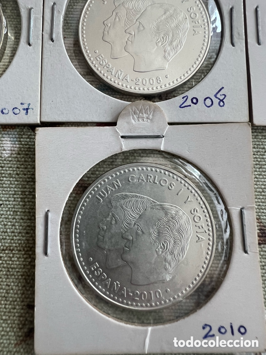 Monedas Juan Carlos I: Colecci&oacute;n monedas Plata COMPLETA!!! - Foto 14