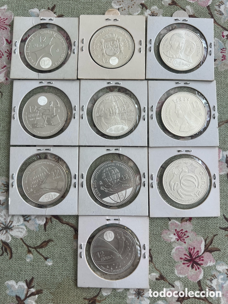 Monedas Juan Carlos I: Colecci&oacute;n monedas Plata COMPLETA!!! - Foto 15