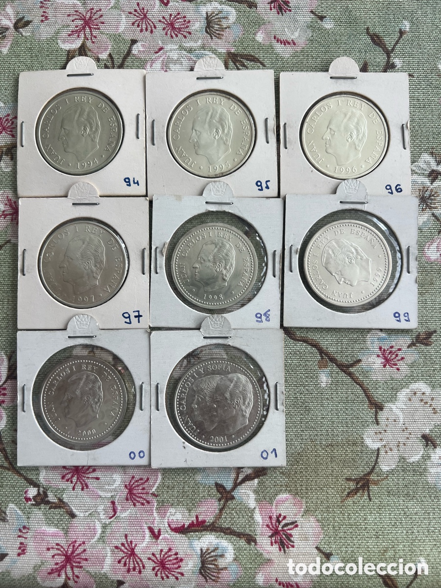 Monedas Juan Carlos I: Colecci&oacute;n Monedas 2000 pesetas Completa