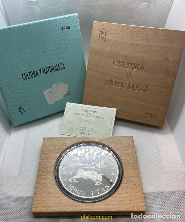 Monedas Juan Carlos I: 5299 ESPA&Ntilde;A 1994 10.000 PESETAS 1994 SERIE CULTURA Y NATURALEZA GOYA