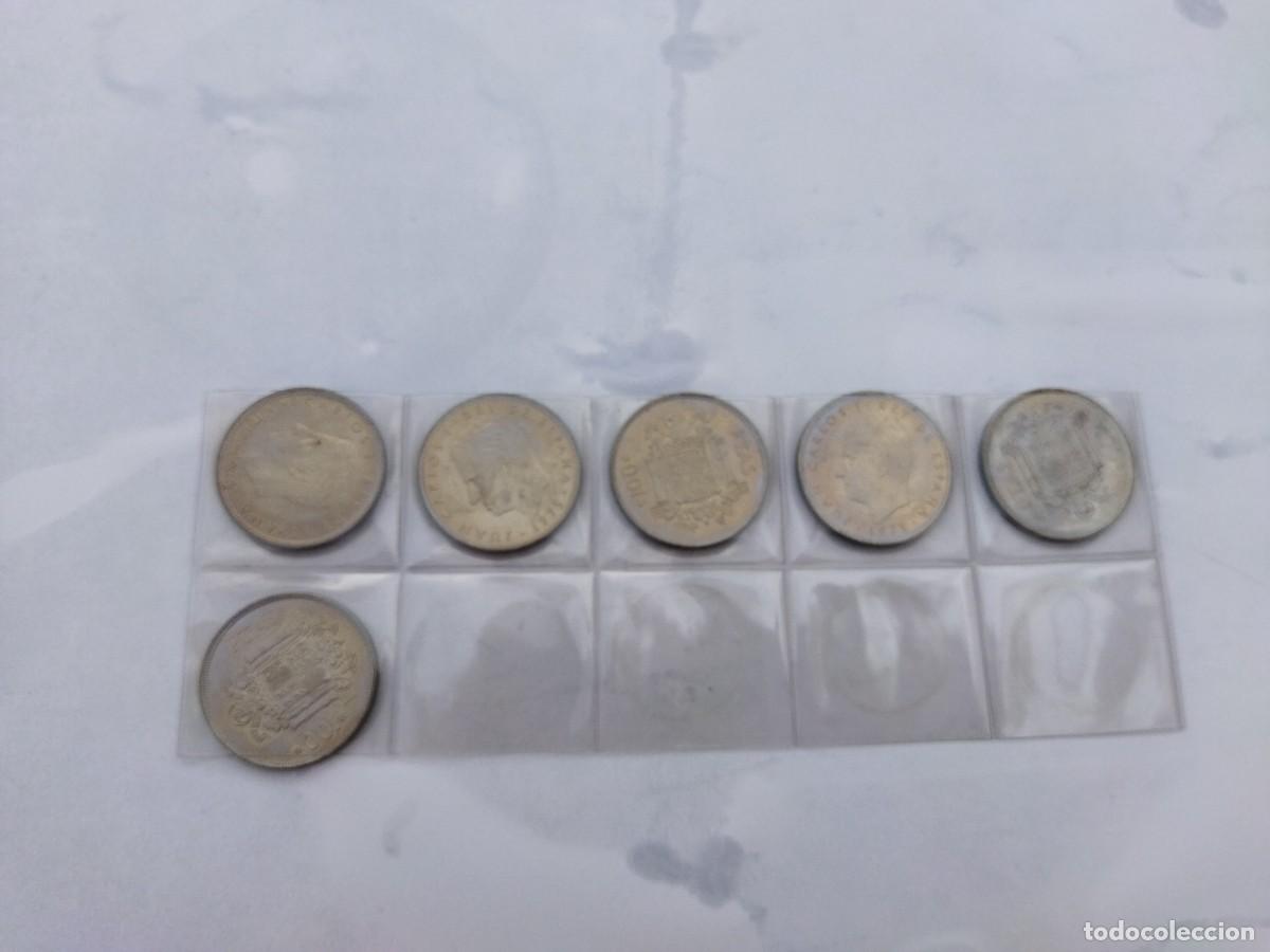 Monedas Juan Carlos I: lote de 6 monedas de 100 pesetas a&ntilde;o 1975 estrella 76 sin circular