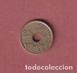Monedas Juan Carlos I: MONEDA ESPA&Ntilde;A 25 PESETAS PAIS VASCO A&Ntilde;O 1993
