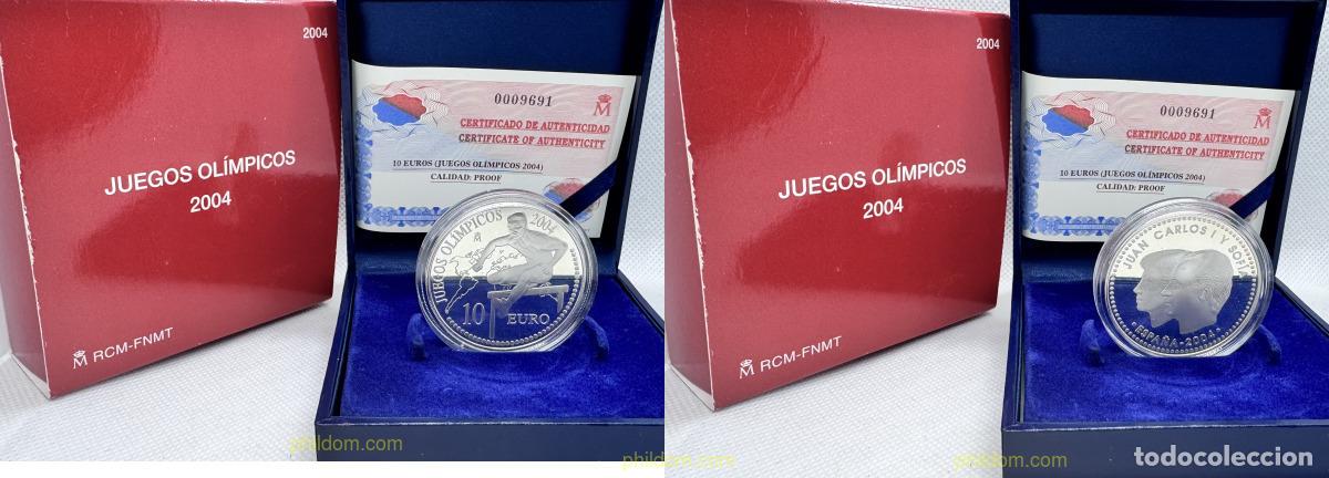 Monedas Juan Carlos I: 4286 ESPA&Ntilde;A 2004 10 EUROS JUEGOS OLIMPICOS 2004