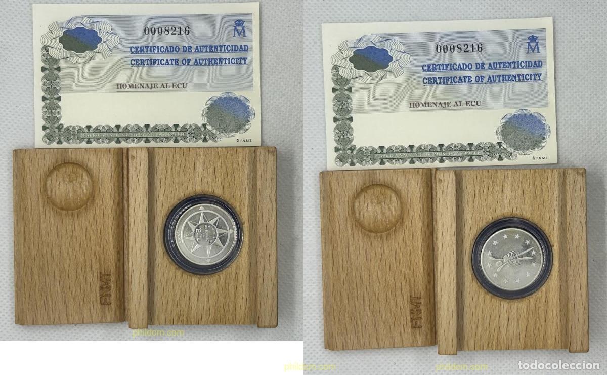 Monedas Juan Carlos I: 4226 ESPA&Ntilde;A 1989 HOMENAJE AL ECU, MONEDA DE PLATA 1989