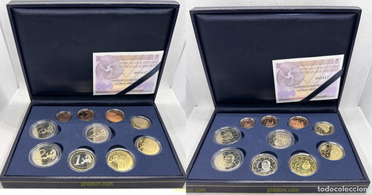 Monedas Juan Carlos I: 4849 ESPA&Ntilde;A 2012 ESTUCHES EUROSET PROOF. 2012