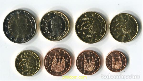 Monedas Juan Carlos I: 3371 ESPA&Ntilde;A 2003 TIRA EUROS 2003 ESPA&Ntilde;A