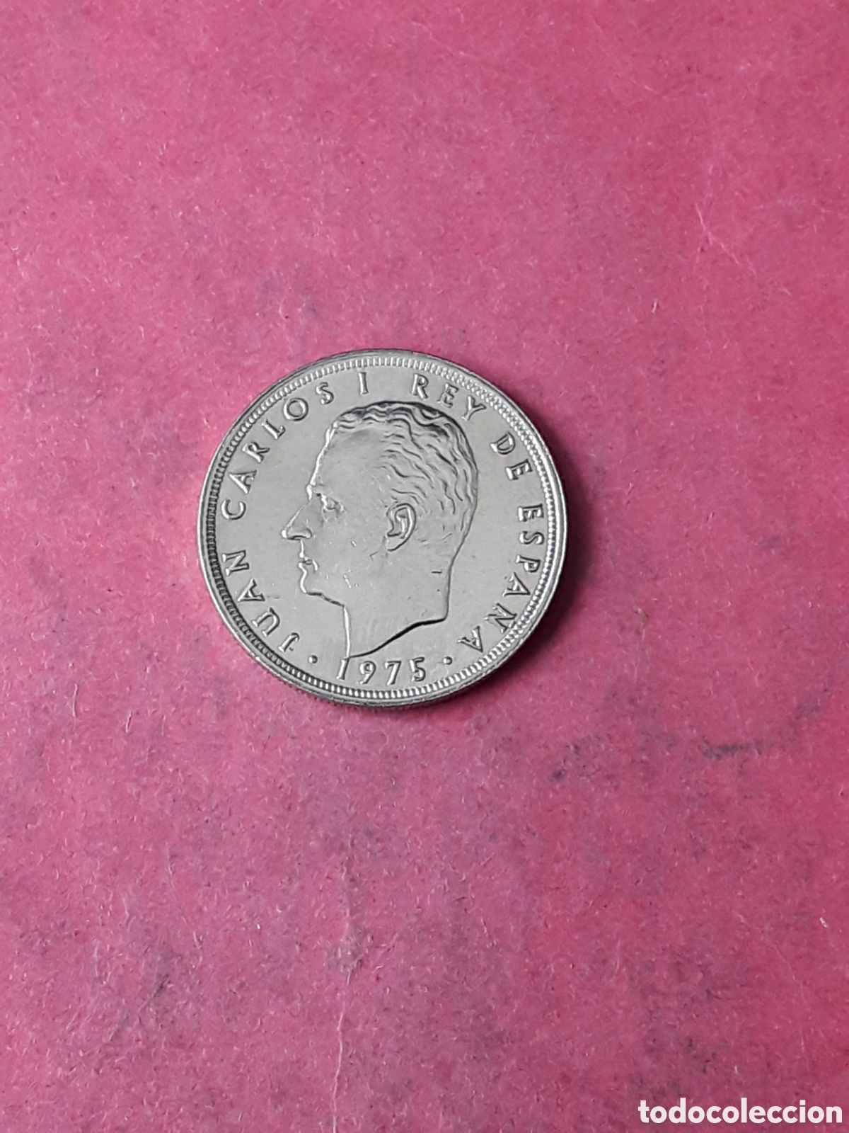 Monedas Juan Carlos I: 5 PESETAS 1975 *80 ERROR MUNDIAL. SIN CIRCULAR. MUY RARA