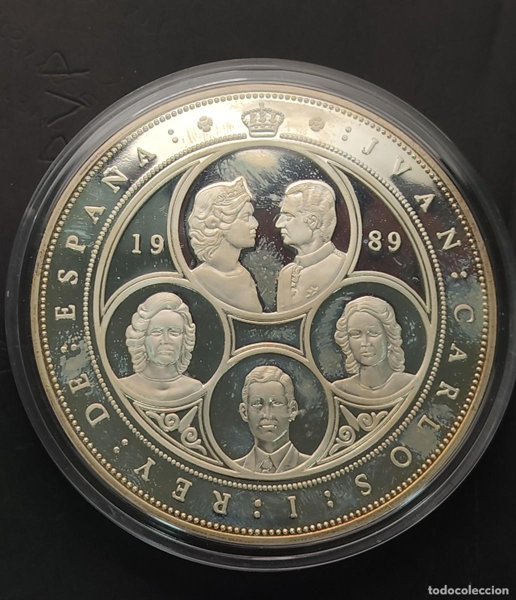 Monedas Juan Carlos I: ESPA&Ntilde;A A&Ntilde;O 1989 10.000 PTAS PLATA V.CENTENARIO PESO 168,75