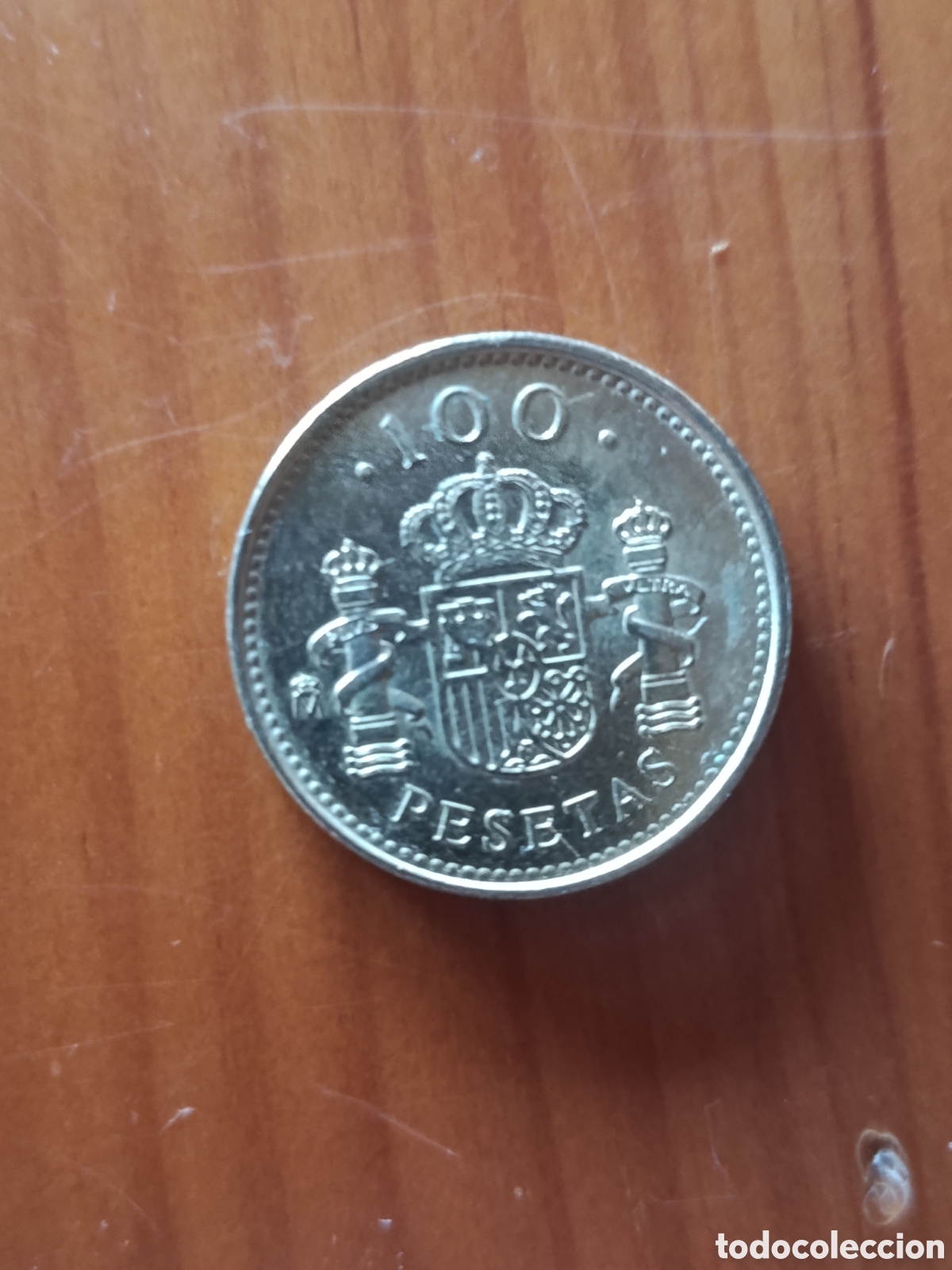 Monedas Juan Carlos I: Moneda de 100 pesetas, Juan Carlos I, a&ntilde;o 2000