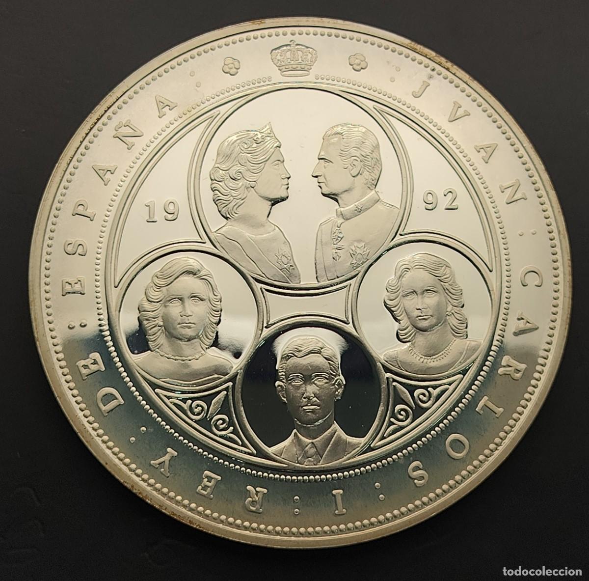 Monedas Juan Carlos I: ESPA&Ntilde;A A&Ntilde;O 1992 10.000 PTAS PLATA &rdquo; V CENTENARIO DESCUBRIMIENTO DE AMERICA &rdquo;