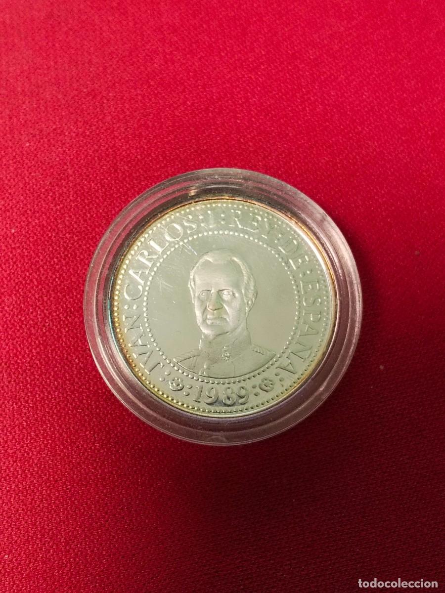 Monedas Juan Carlos I: MONEDA DE 500 PESETAS DEL QUINTO CENTENARIO DEL A&Ntilde;O 1989.DE PLATA.S/C,CALIDAD PROFF.
