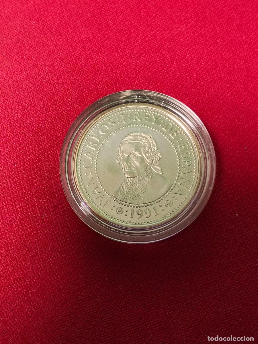 Monedas Juan Carlos I: MONEDA DE 500 PESETAS DEL QUINTO CENTENARIO DEL A&Ntilde;O 1991.DE PLATA.S/C,CALIDAD PROFF.