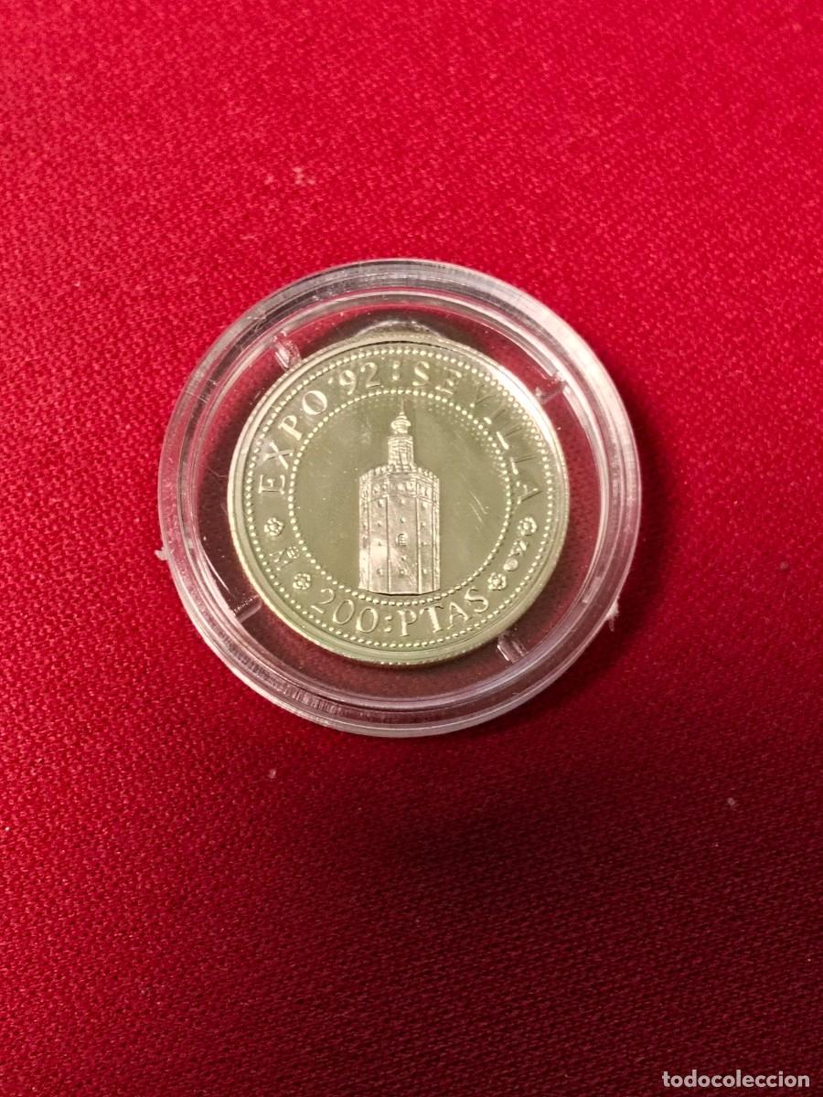 Monedas Juan Carlos I: MONEDA DE 200 PESETAS DEL QUINTO CENTENARIO DEL A&Ntilde;O 1992.DE PLATA.S/C,CALIDAD PROFF.