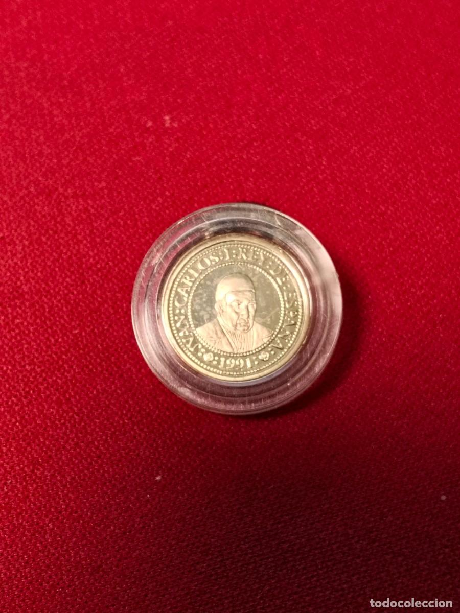 Monedas Juan Carlos I: MONEDA DE 100 PESETAS DEL QUINTO CENTENARIO DEL A&Ntilde;O 1991.DE PLATA,CALIDAD PROFF.
