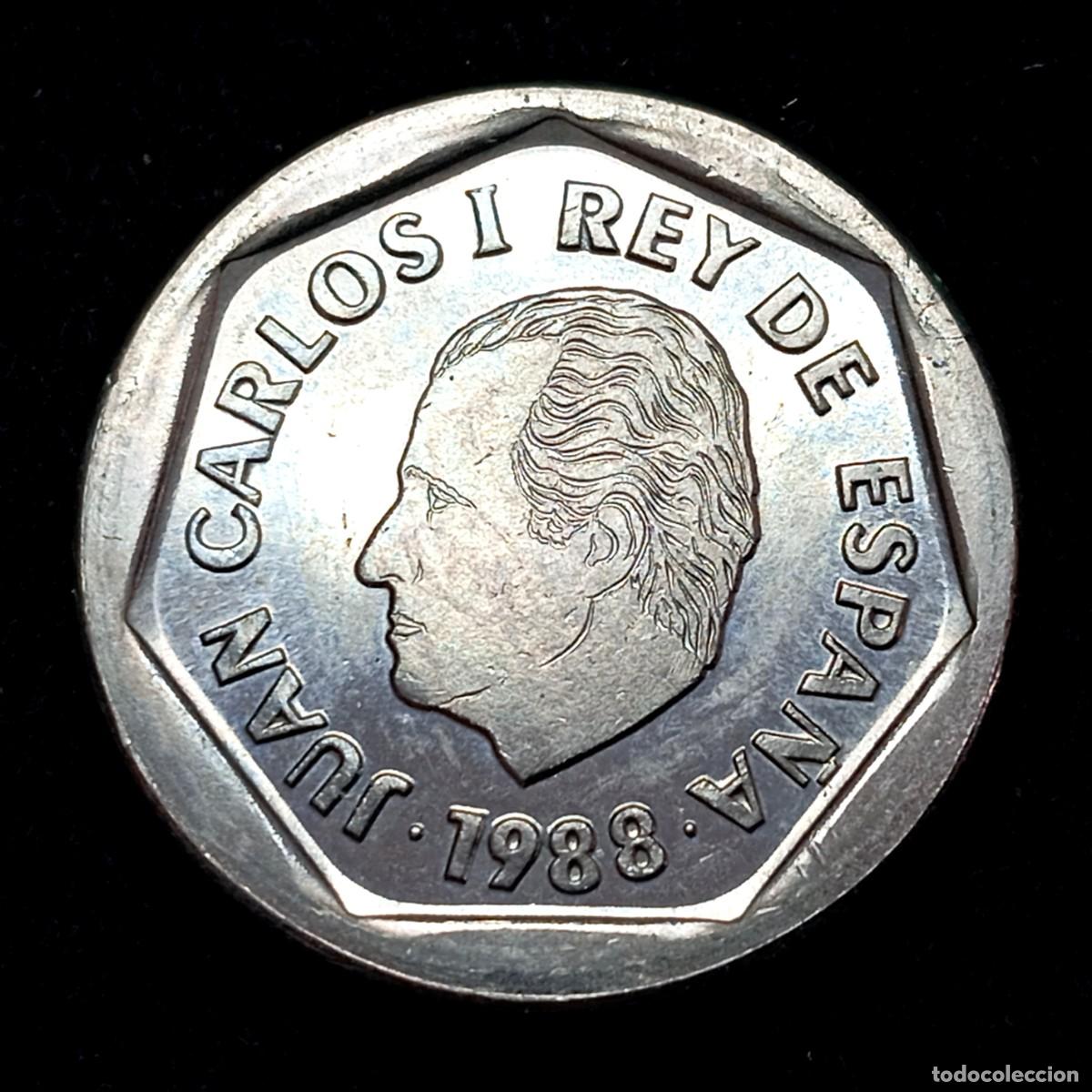 Monedas Juan Carlos I: ⚜️ BBD7 6. 200 pesetas 1988 sin circular