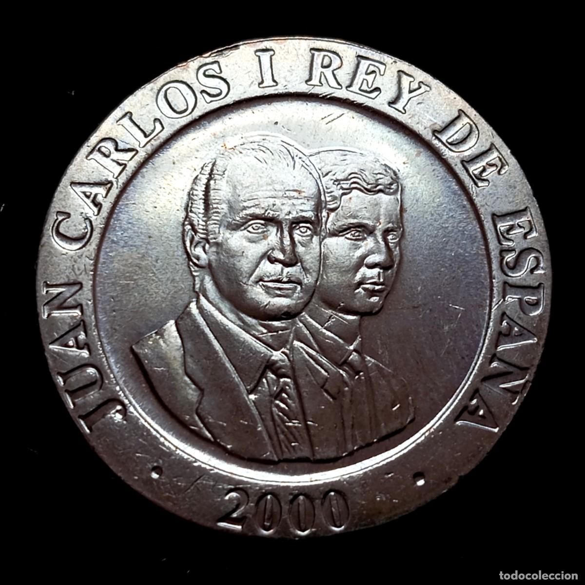 Monedas Juan Carlos I: ⚜️ BBD8 6. 200 pesetas 2000 sin circular