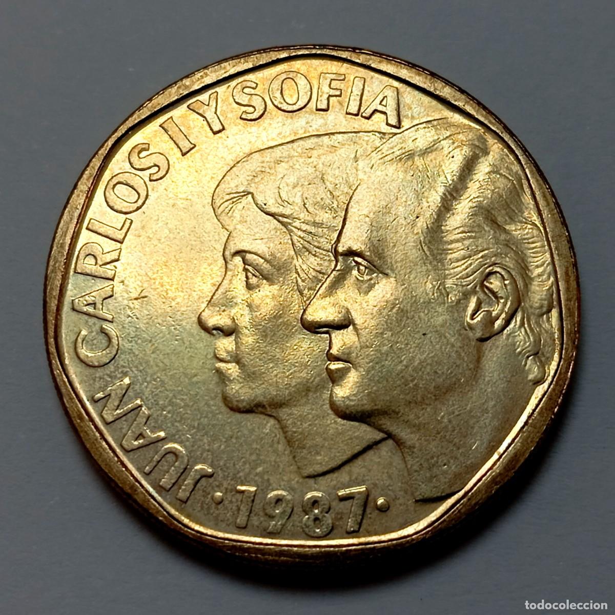 Monedas Juan Carlos I: ⚜️ BBD8 7. 500 pesetas 1987 sin circular