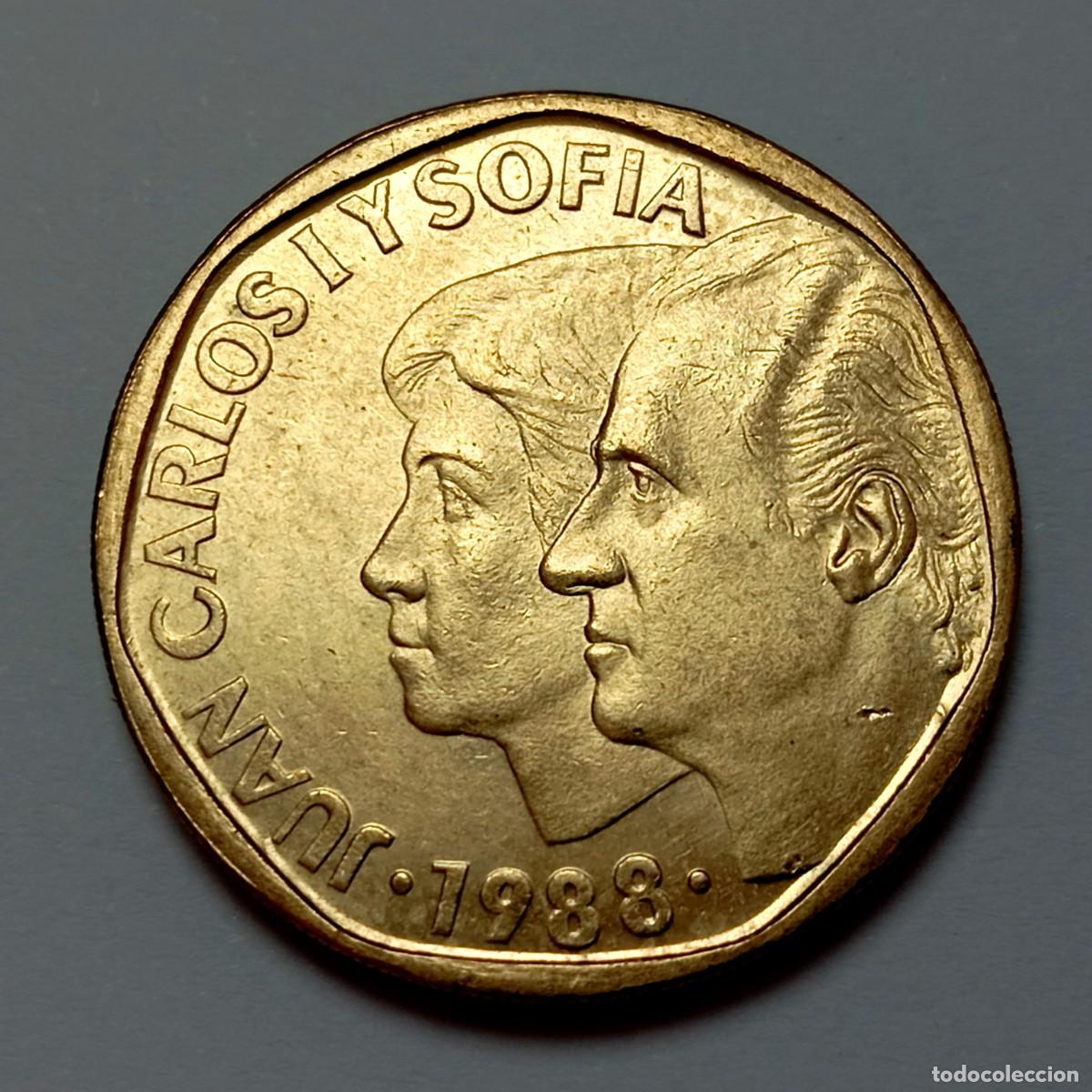Monedas Juan Carlos I: ⚜️ BBD8 8. 500 pesetas 1988 sin circular