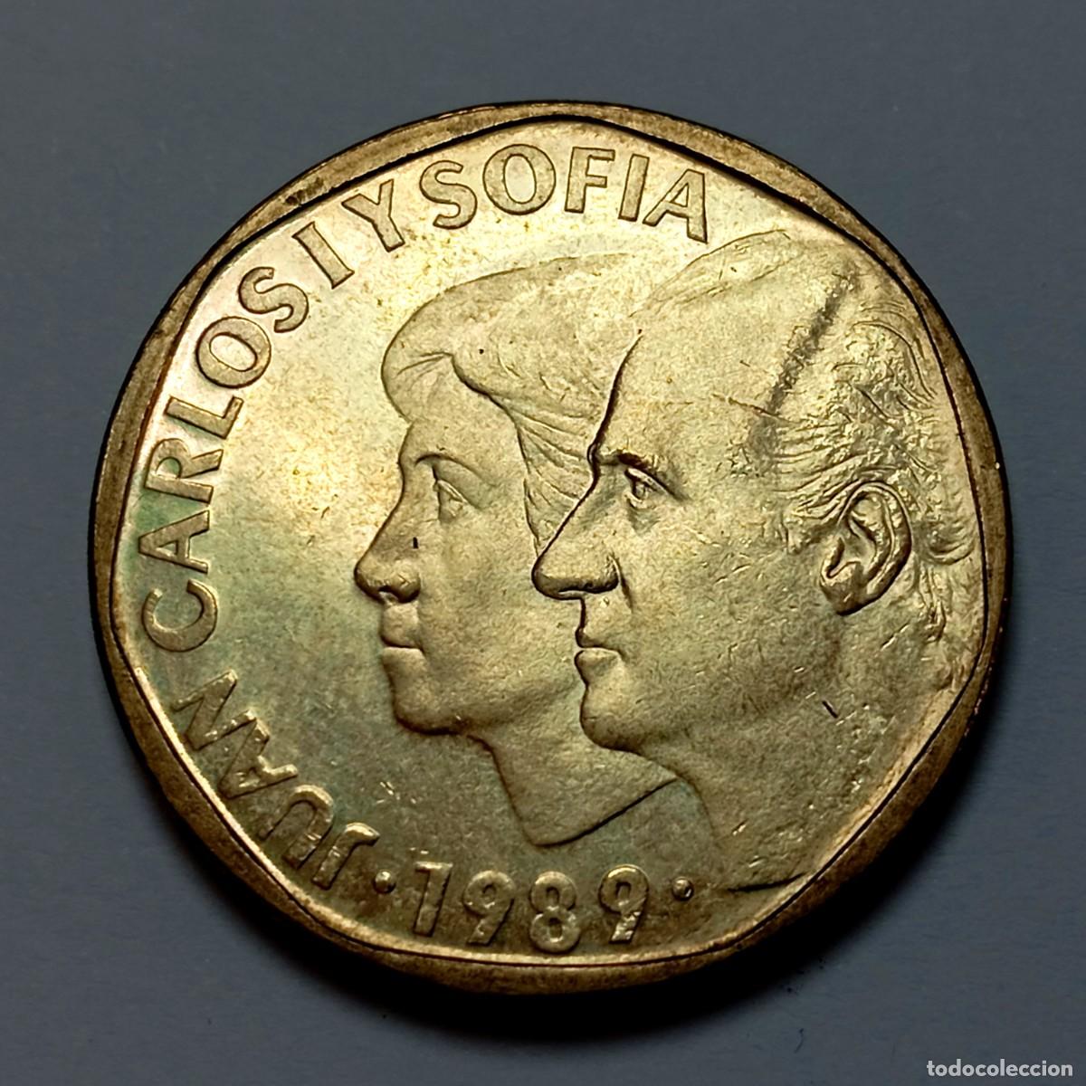 Monedas Juan Carlos I: ⚜️ BBD8 9. 500 pesetas 1989 sin circular