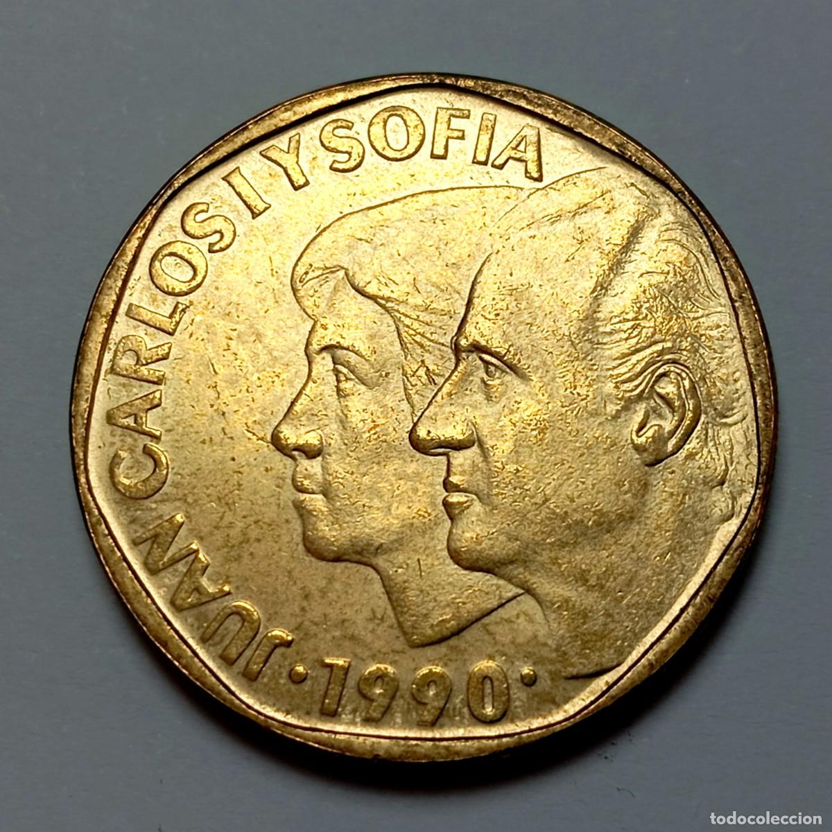 Monedas Juan Carlos I: ⚜️ BBD9 0. 500 pesetas 1990 sin circular