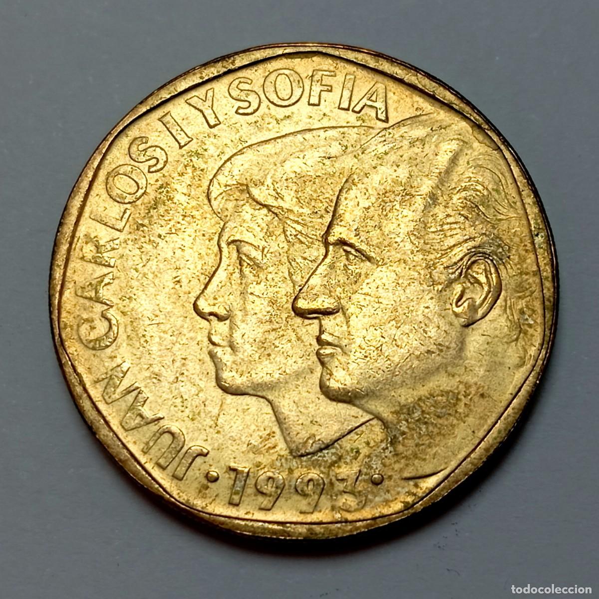 Monedas Juan Carlos I: ⚜️ BBD9 1. 500 pesetas 1993 sin circular menos
