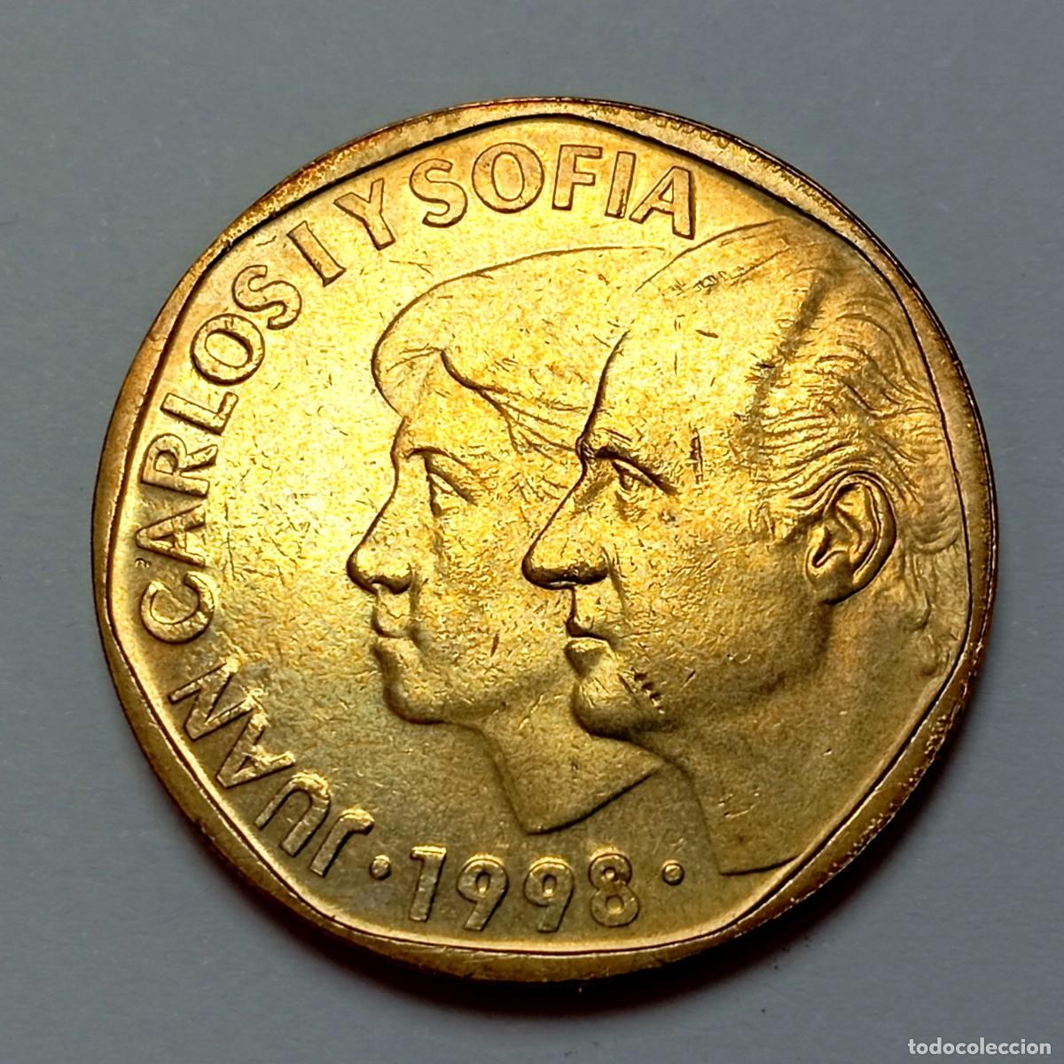 Monedas Juan Carlos I: ⚜️ BBD9 6. 500 pesetas 1998 sin circular