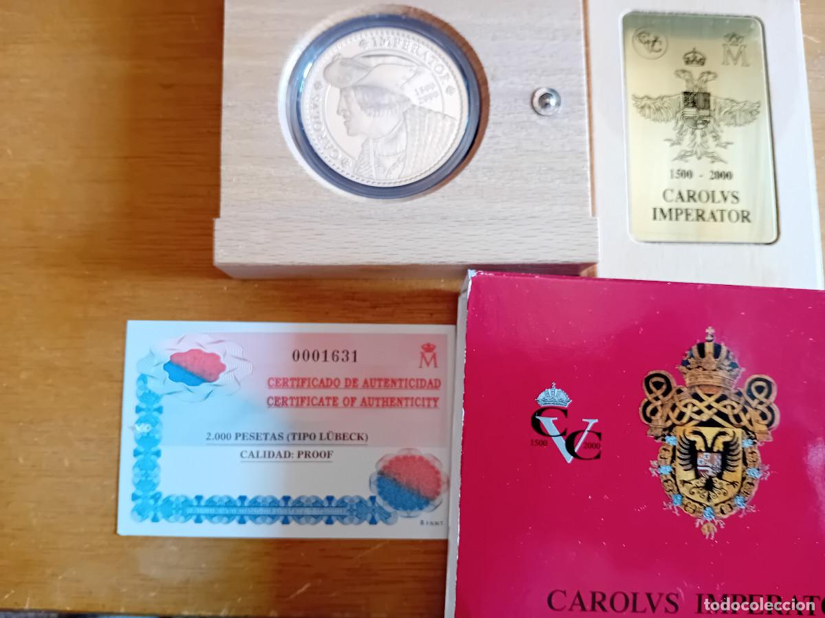 Monedas Juan Carlos I: ESPA&Ntilde;A 2000 PESETAS 2000, SERIE CARLOS V, L&Uuml;BECK