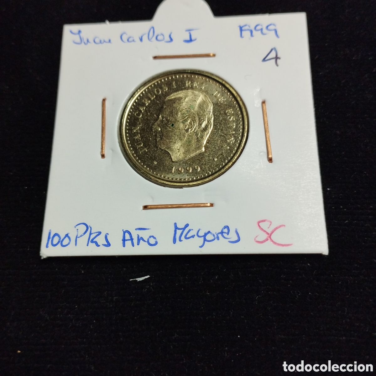 Monedas Juan Carlos I: Moneda 100 pesetas. 1999. Juan Carlos l.