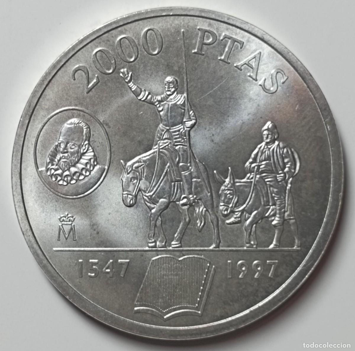 Monedas Juan Carlos I: Moneda de Espa&ntilde;a 2000 pesetas 1997 de plata