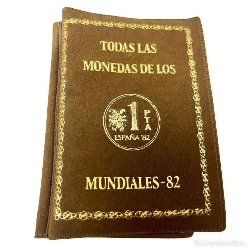 Monedas Juan Carlos I: LOTE DE 14 MONEDAS PESETA DE ESPA&Ntilde;A. COLECCI&Oacute;N MONEDAS MUNDIAL 82. JUAN CARLOS I REY DE ESPA&Ntilde;A (AG48