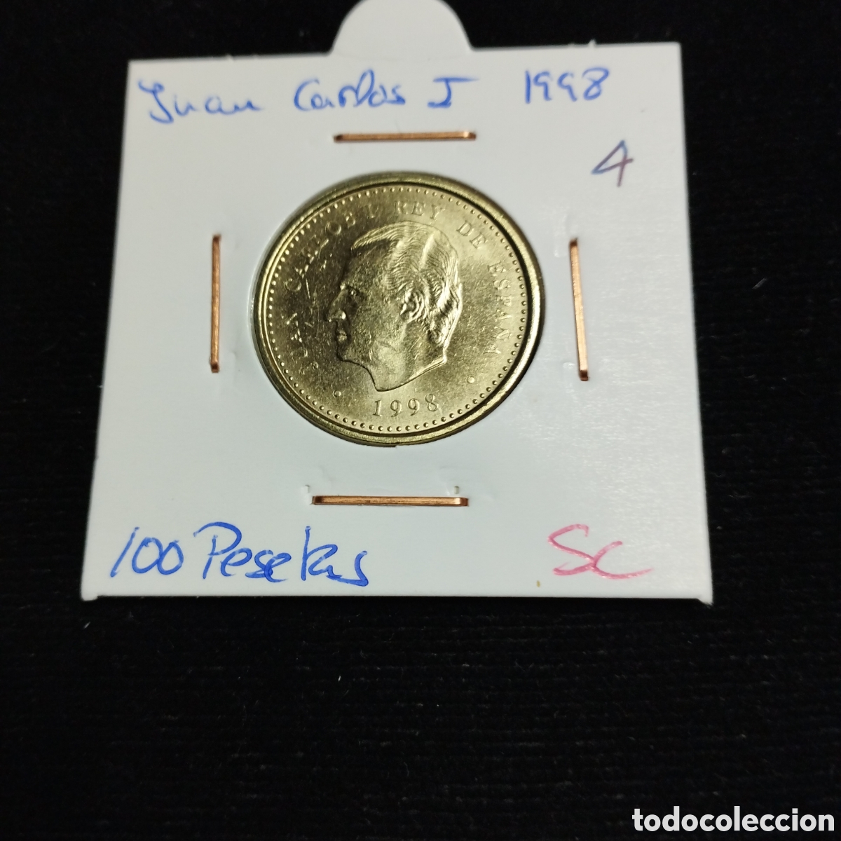 Monedas Juan Carlos I: Moneda 100 pesetas. 1998. Juan Carlos l. SC.